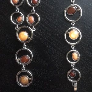 Lia Sophia Matching Necklace & Earrings